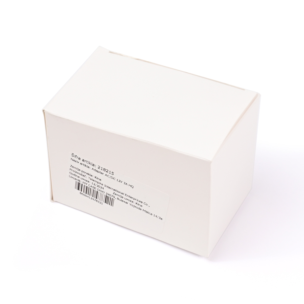 Adapter AC/DC 12V 3A HQ