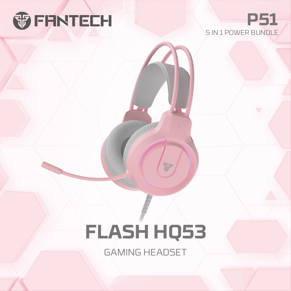 Combo set Gaming Fantech P51 Power 5u1 Sakura