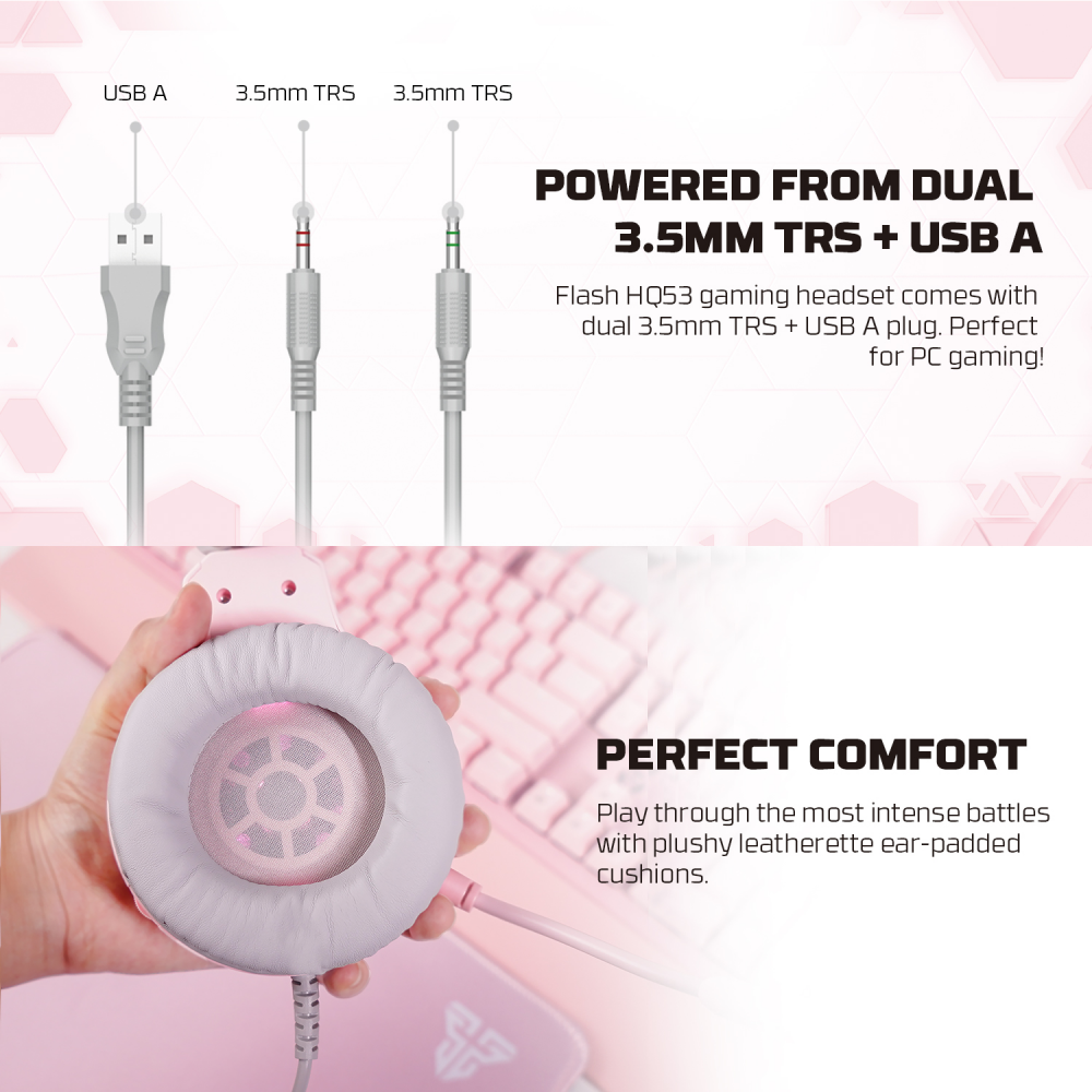 Combo set Gaming Fantech P51 Power 5u1 Sakura