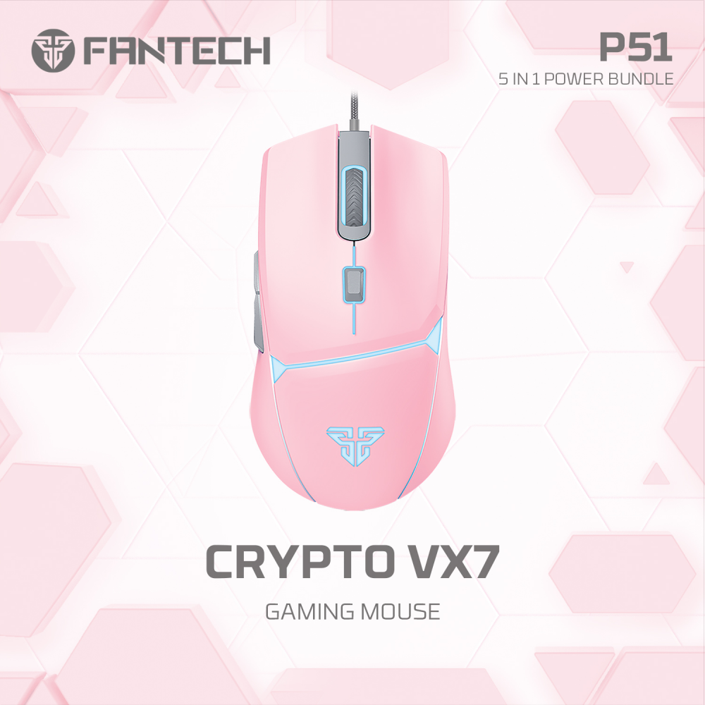 Combo set Gaming Fantech P51 Power 5u1 Sakura