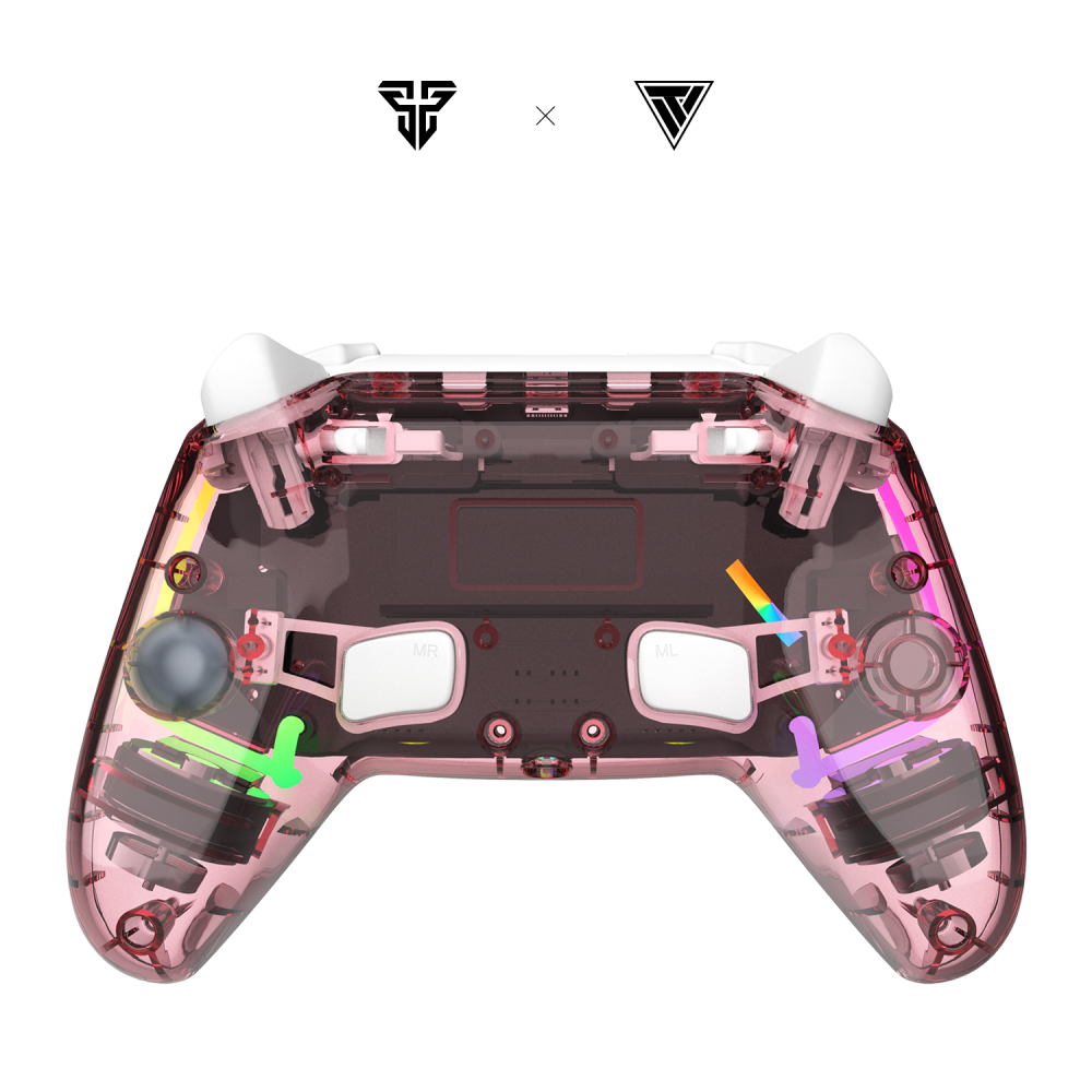 Joypad wireless Fantech WGP14V2 NOVA PRO multiplatform RGB CLEAR sakura