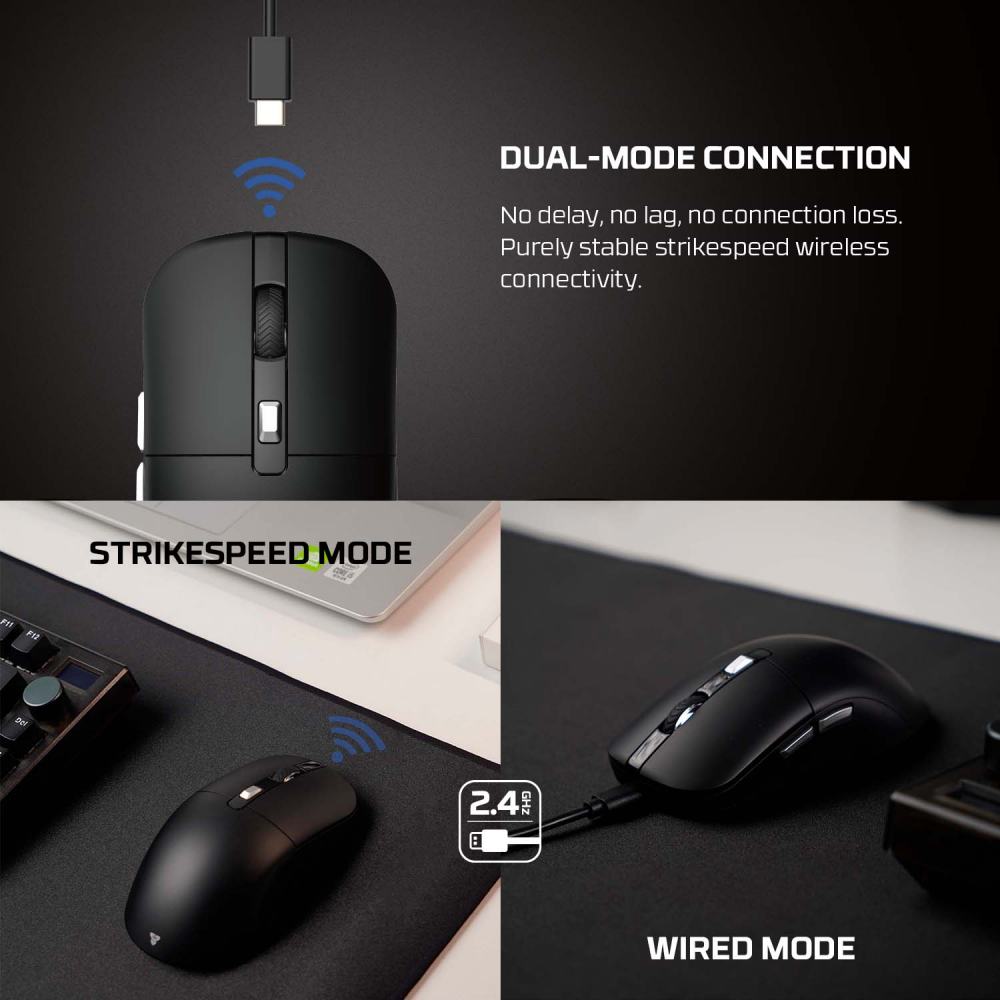 Mis Wireless Gaming Fantech WG9S Kanata S zuti