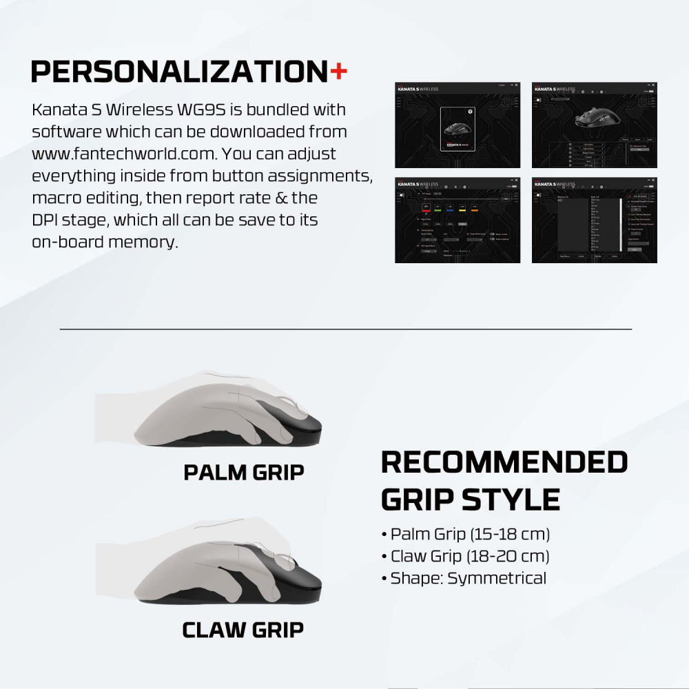 Mis Wireless Gaming Fantech WG9S Kanata S zuti