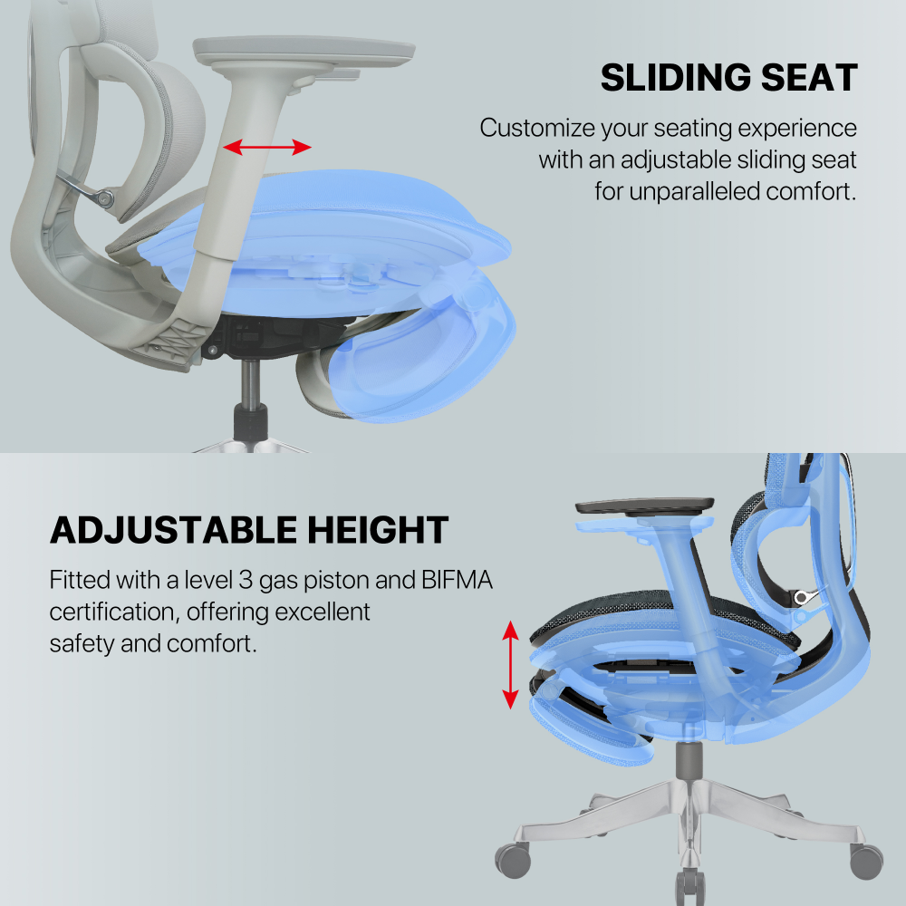 Stolica Office Fantech OC3 Ergonomska crna