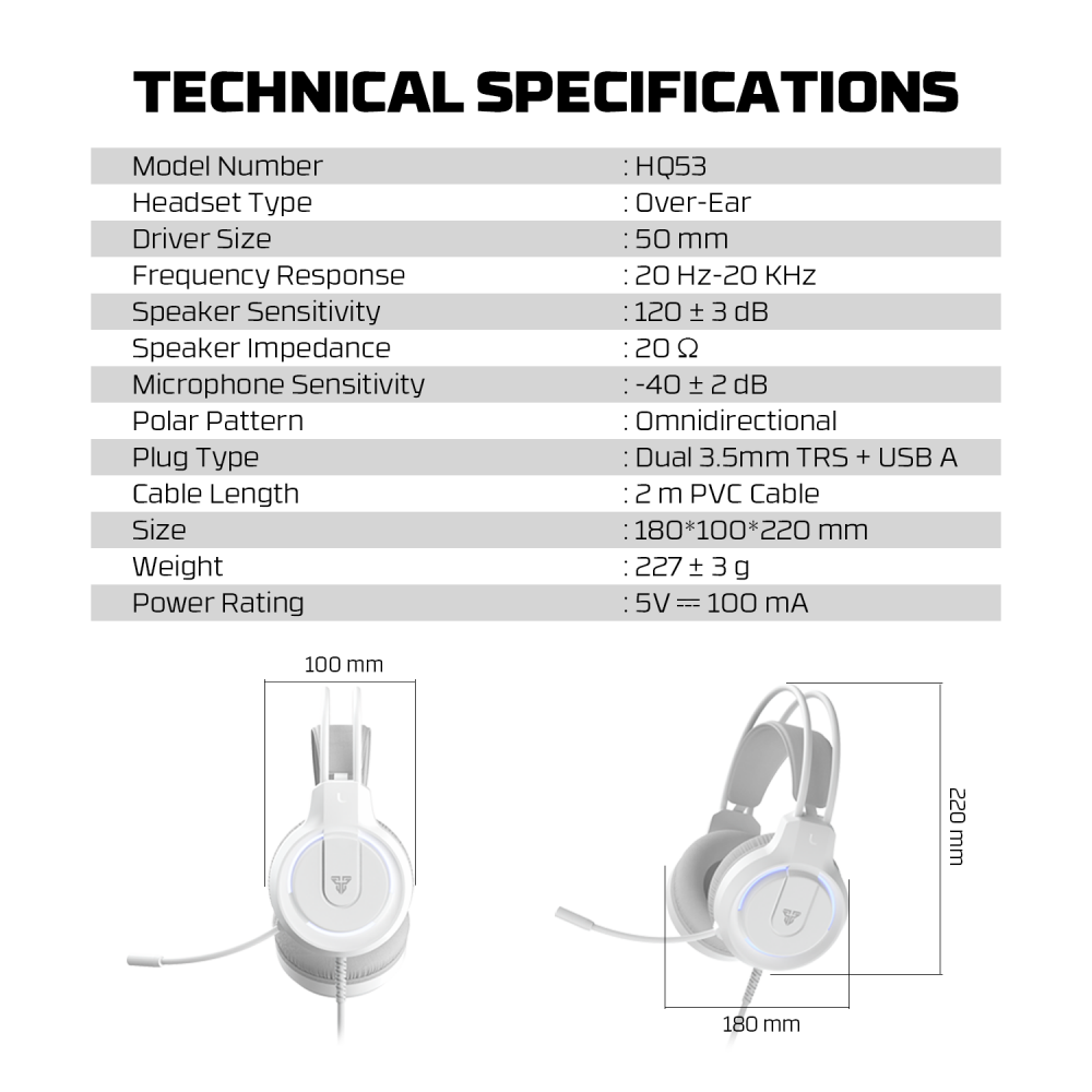 Slusalice Gaming Fantech HQ53 Flash Space Edition
