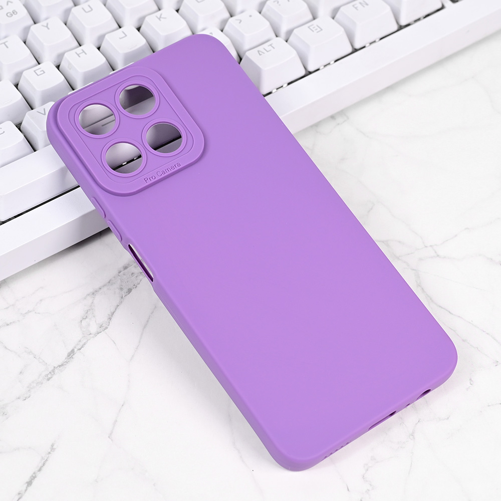 Torbica Silikon Pro Camera za Honor 200 Smart/Honor X7c ljubicasta