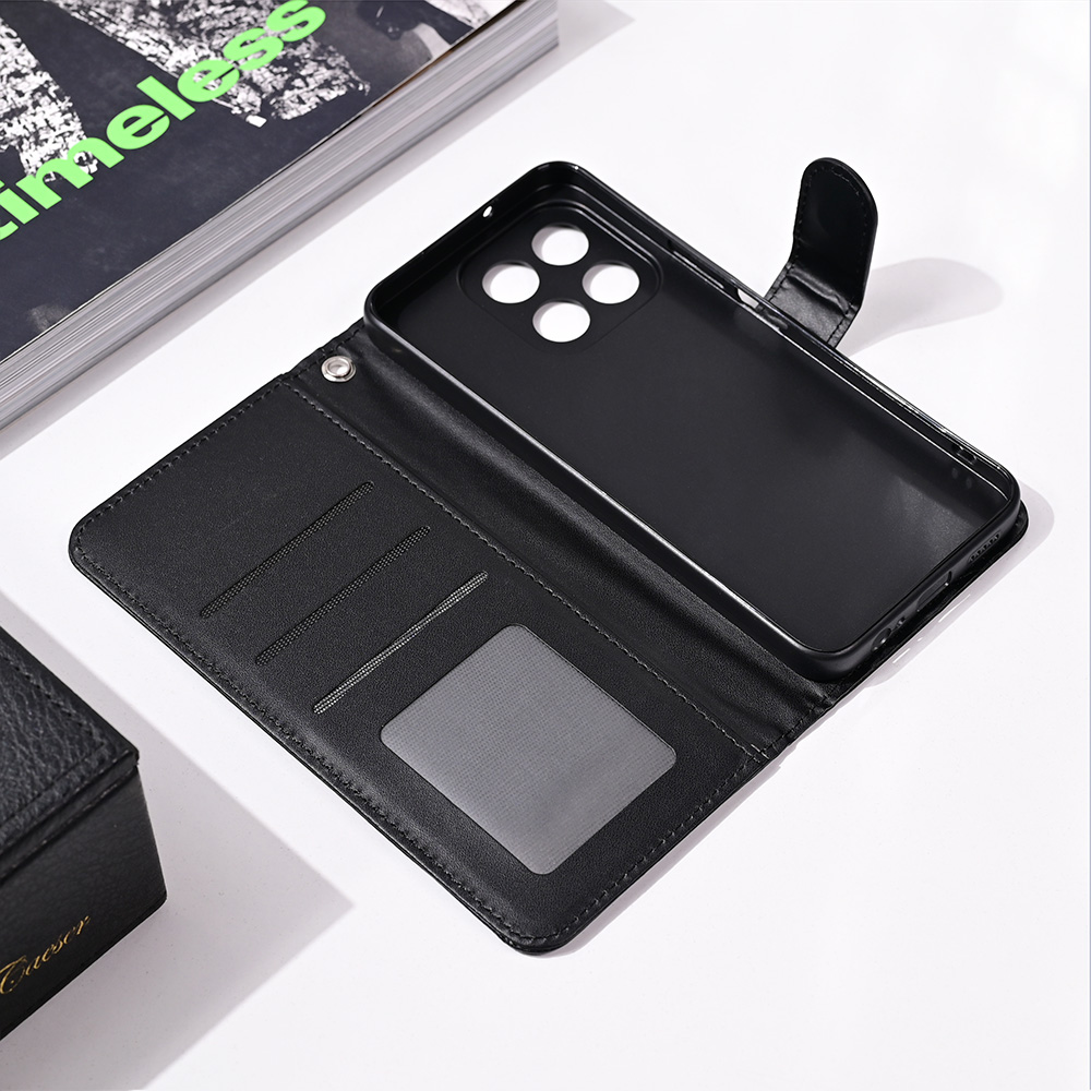 Torbica Wallet Romb za Honor X6b crna