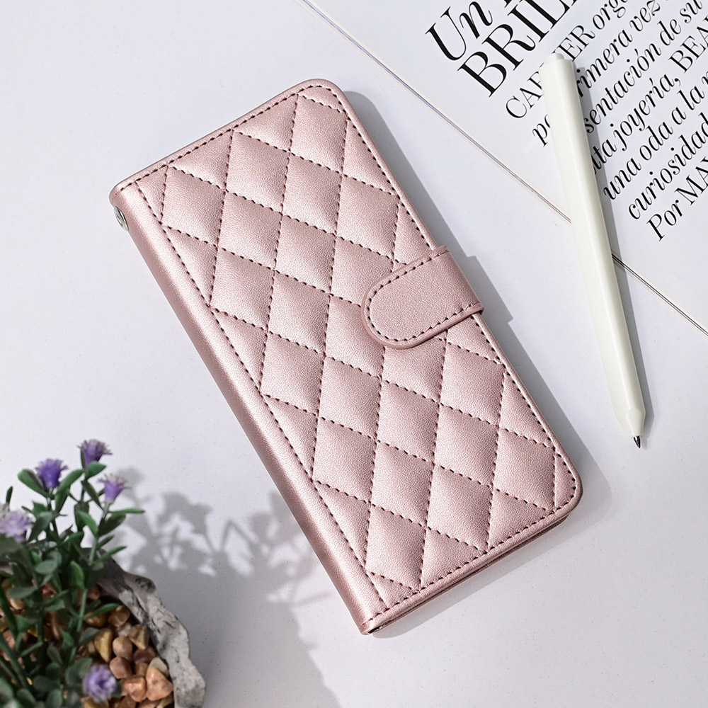Torbica Wallet Romb za Samsung A055F Galaxy A05 roze