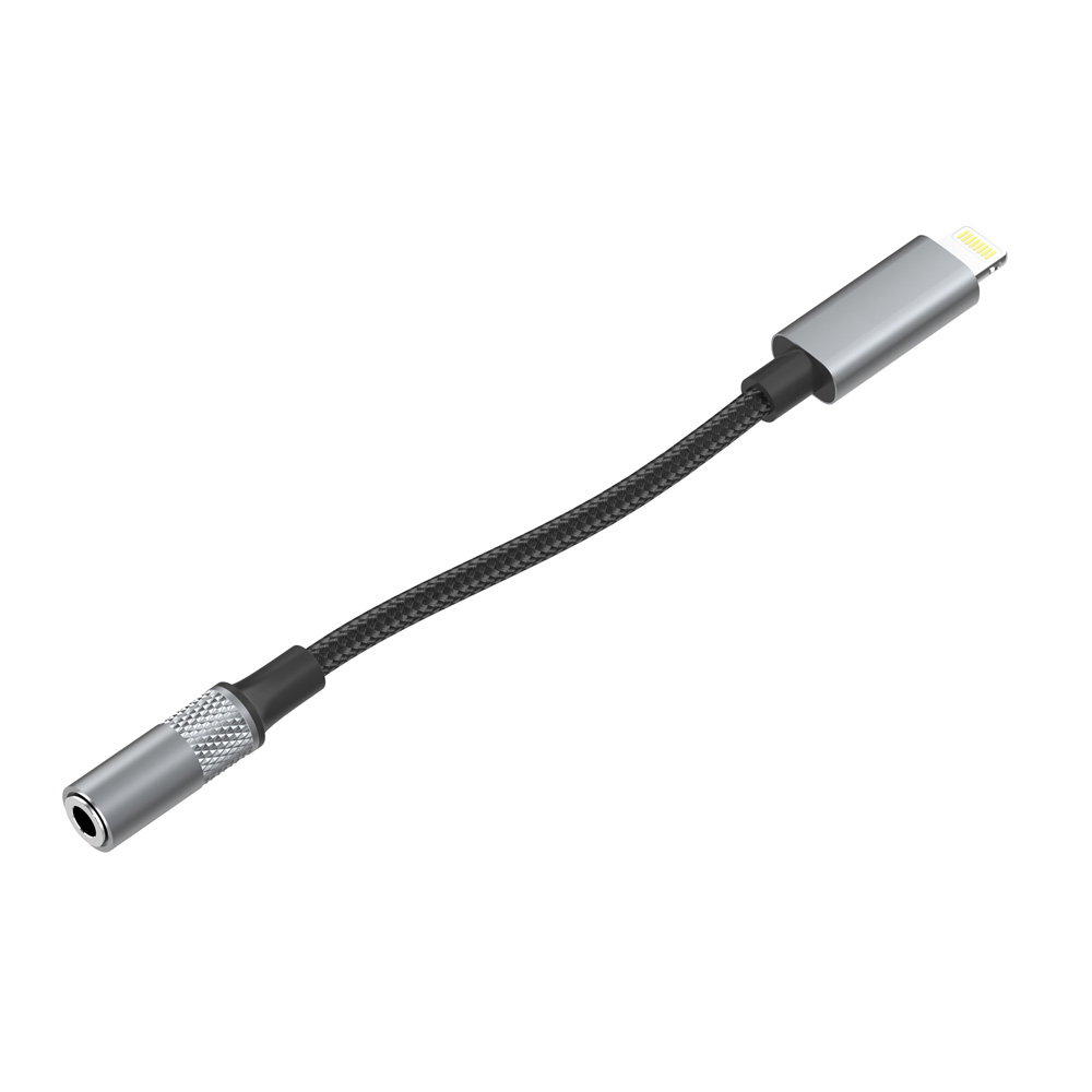 Adapter LDNIO LSY80i za slusalice iPhone Lightning na 3.5mm crni