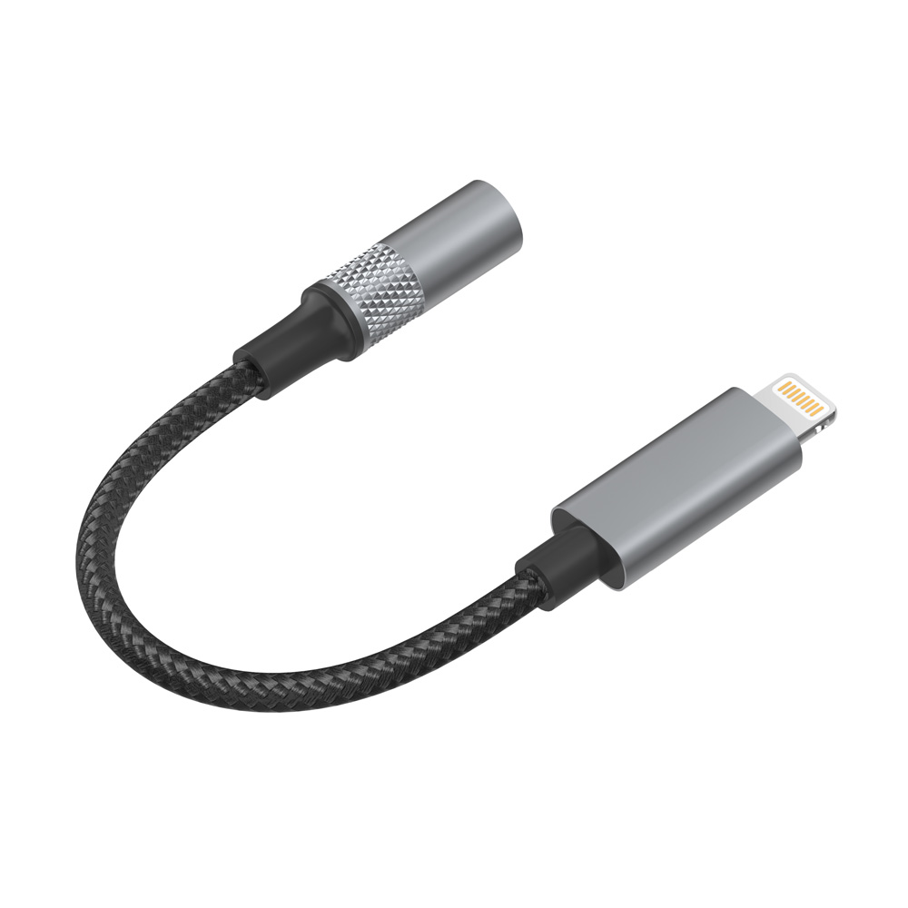 Adapter LDNIO LSY80i za slusalice iPhone Lightning na 3.5mm crni