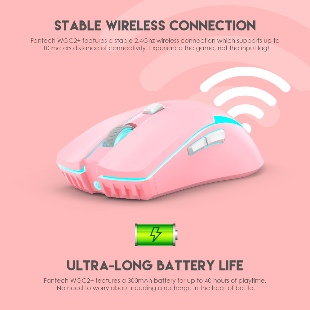 Mis Wireless Gaming Fantech WGC2 Venom II Sakura