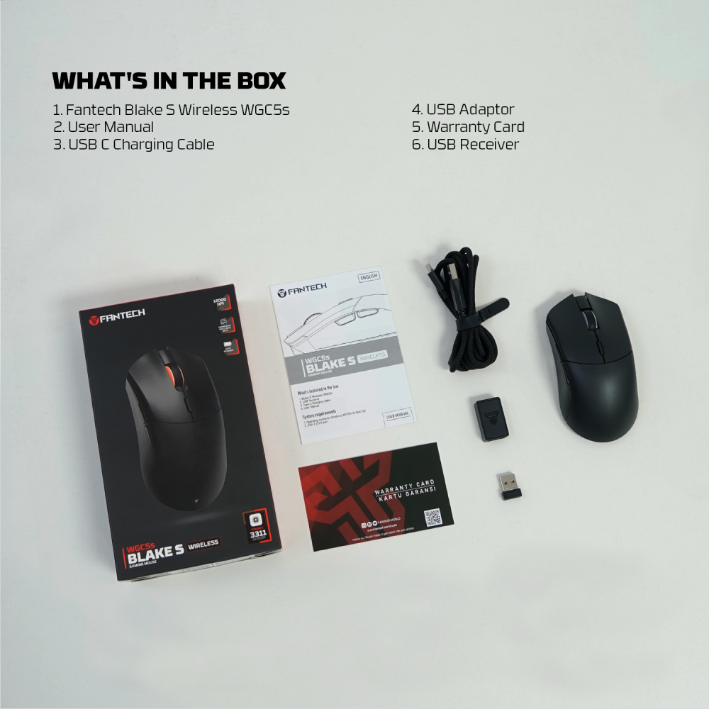 Mis Wireless Gaming Fantech WGC5S blake crni