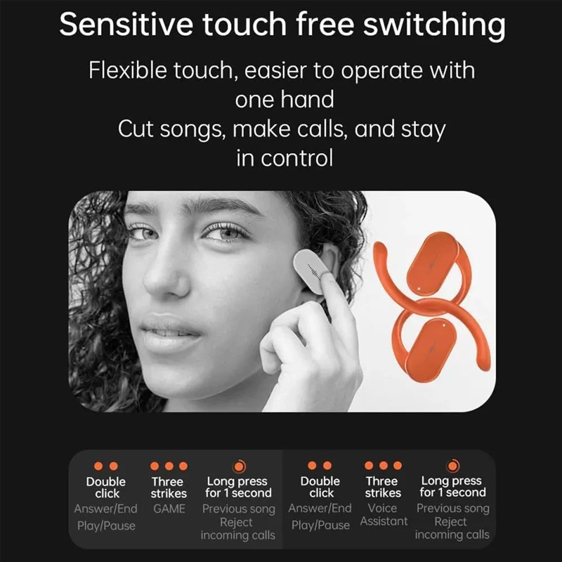 Bluetooth slusalice Airpods Soke HD313 bele