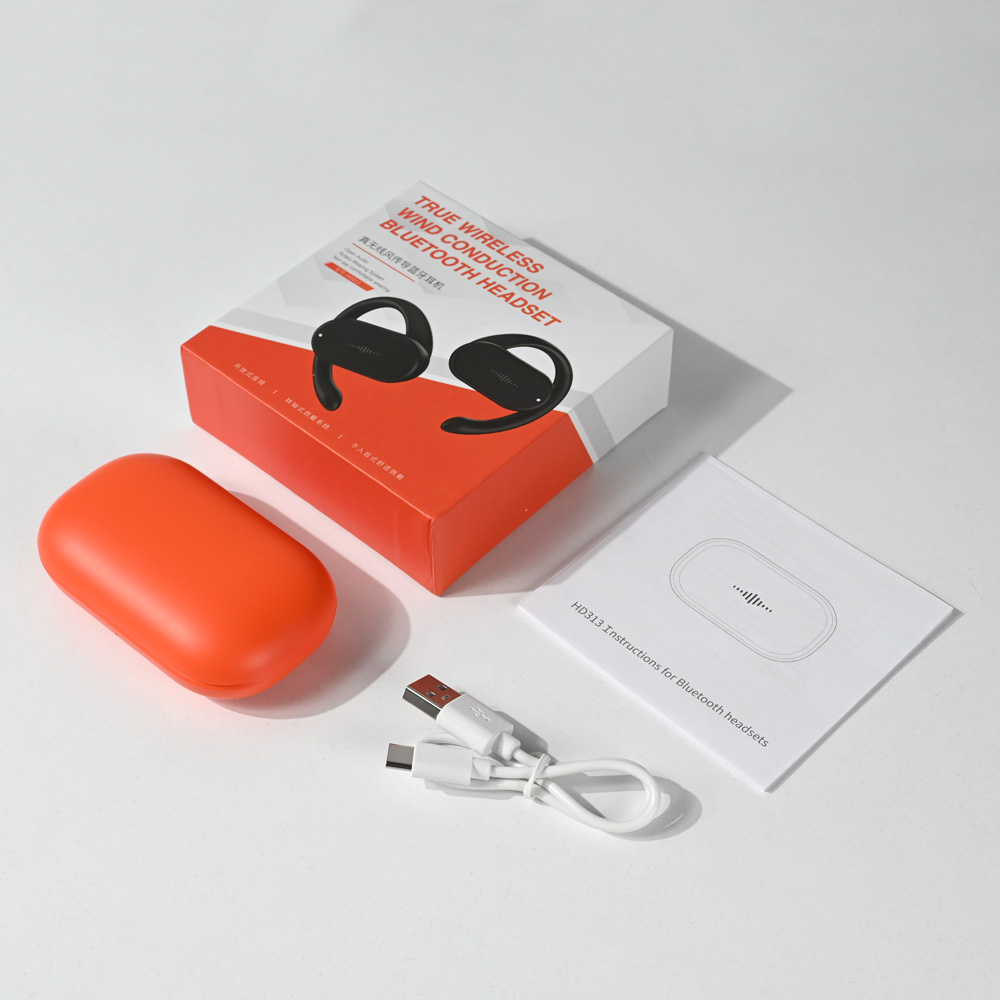 Bluetooth slusalice Airpods Soke HD313 narandzaste