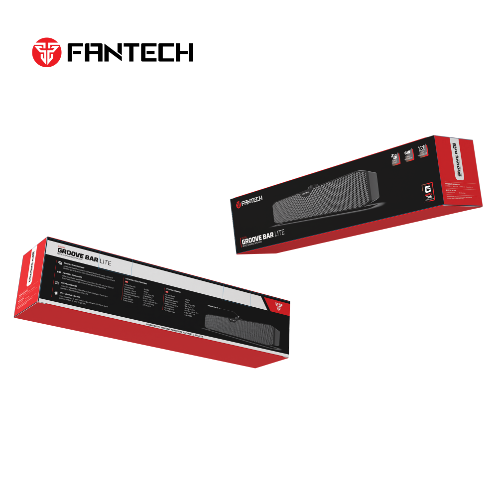 Laptop zvucnik Fantech GS206 GROOVE BAR LITE crni