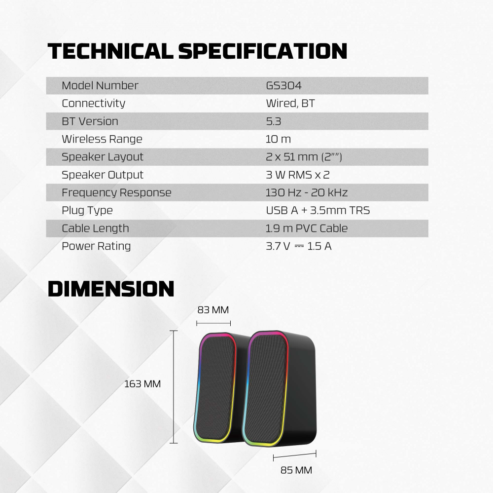 Bluetooth zvucnik Fantech GS304 GROOVE beli