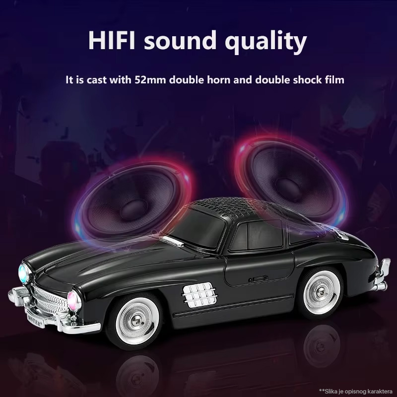 Bluetooth zvucnik WS-300SL crni