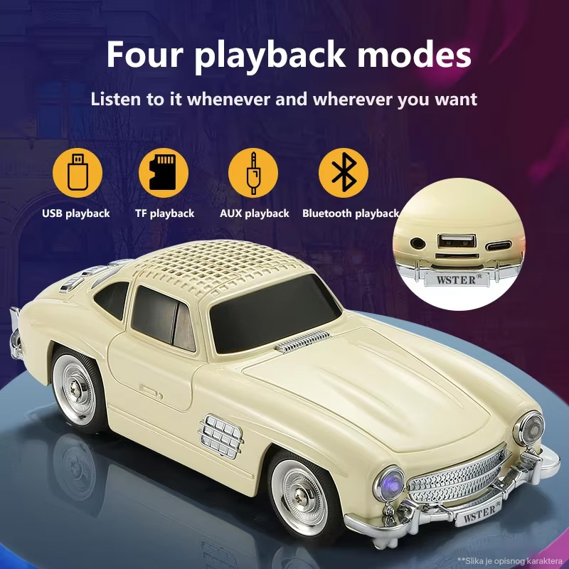 Bluetooth zvucnik WS-300SL zuti