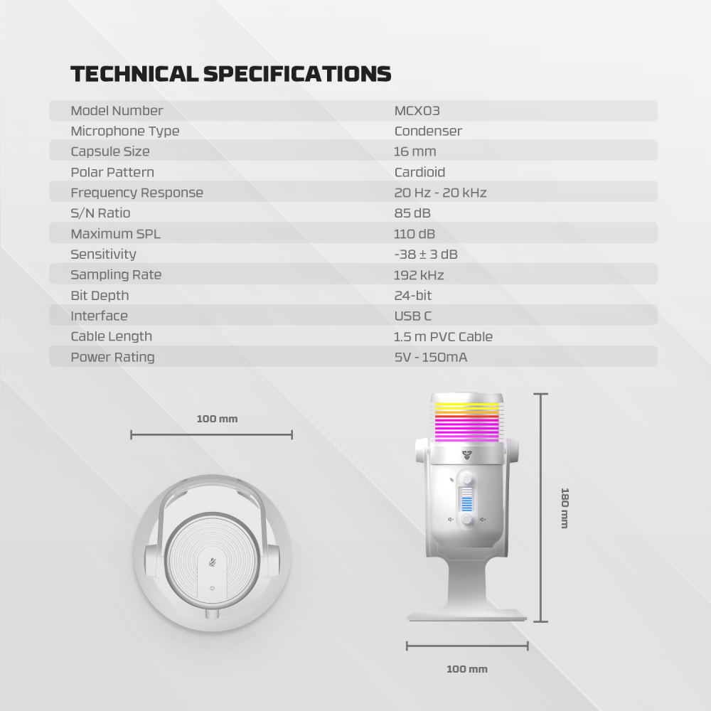 Mikrofon Fantech MCX03 Leviosa Max beli
