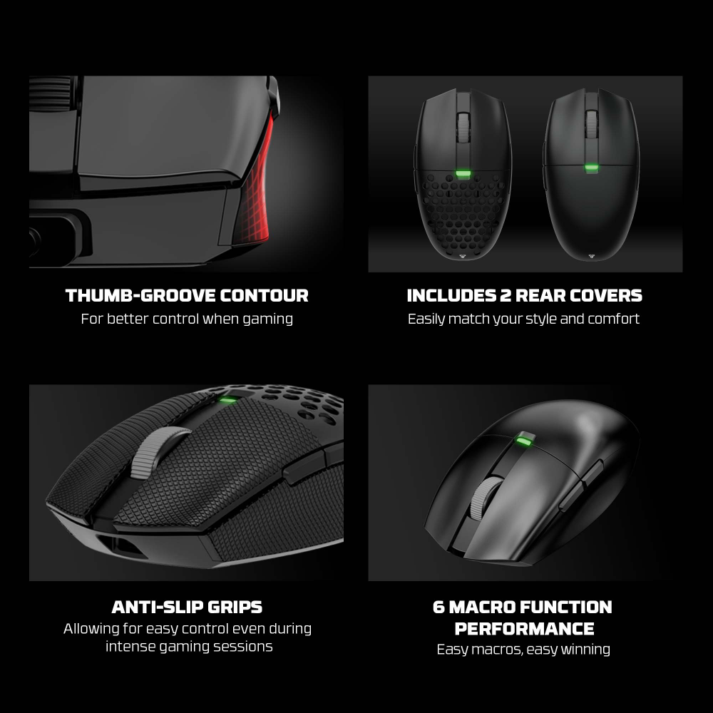 Mis Wireless Gaming Fantech XD7E Aria E crni