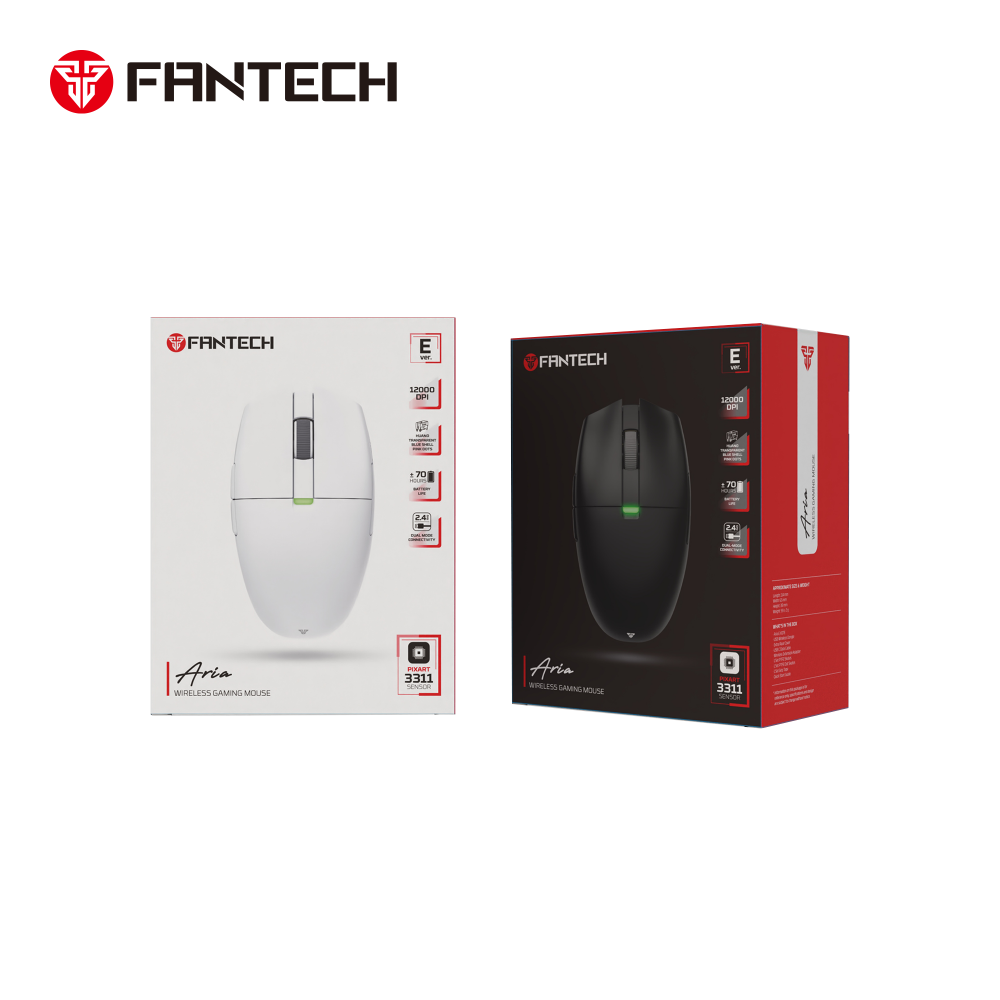 Mis Wireless Gaming Fantech XD7E Aria E crni