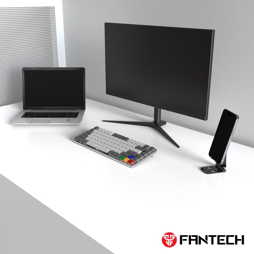 Tastatura Mehanicka Gaming Fantech MK915 RGB Maxfit AIR83 Wireless grey (red switch)