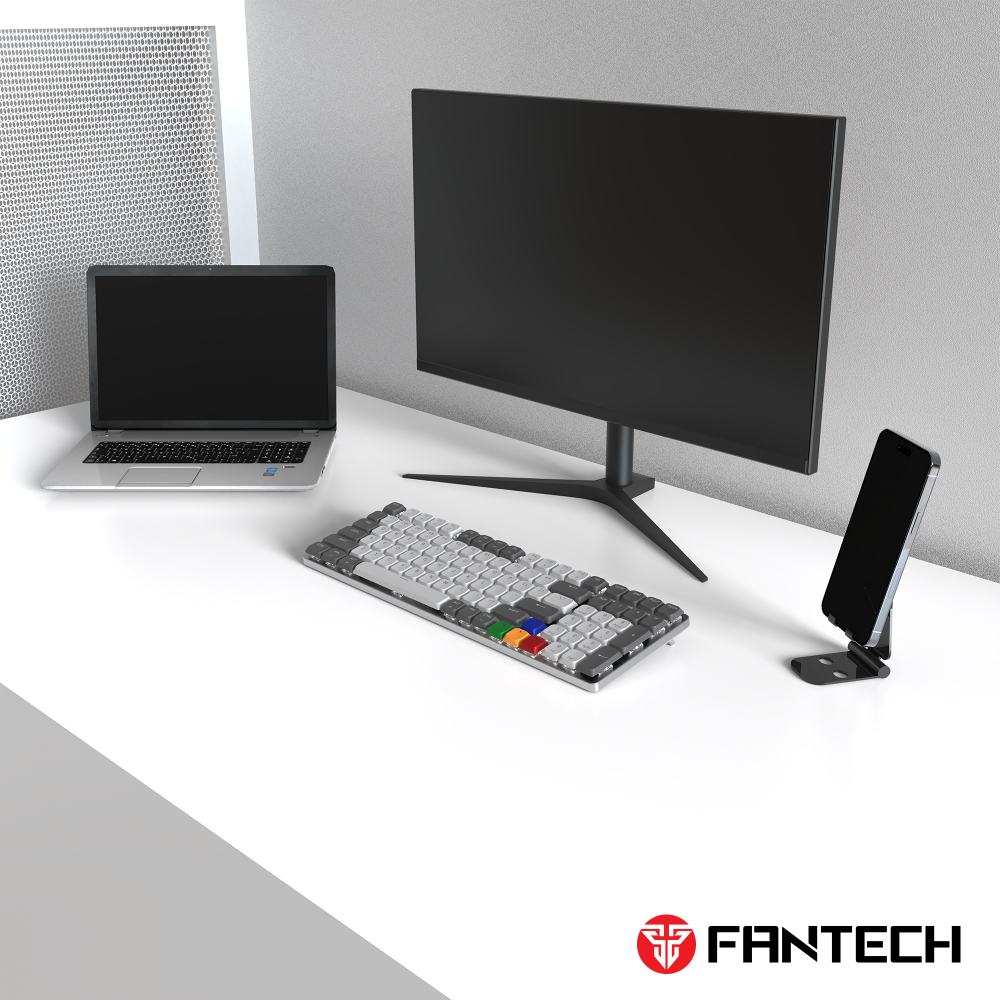 Tastatura Mehanicka Gaming Fantech MK916 RGB Maxfit AIR99 Wireless grey (brown switch)