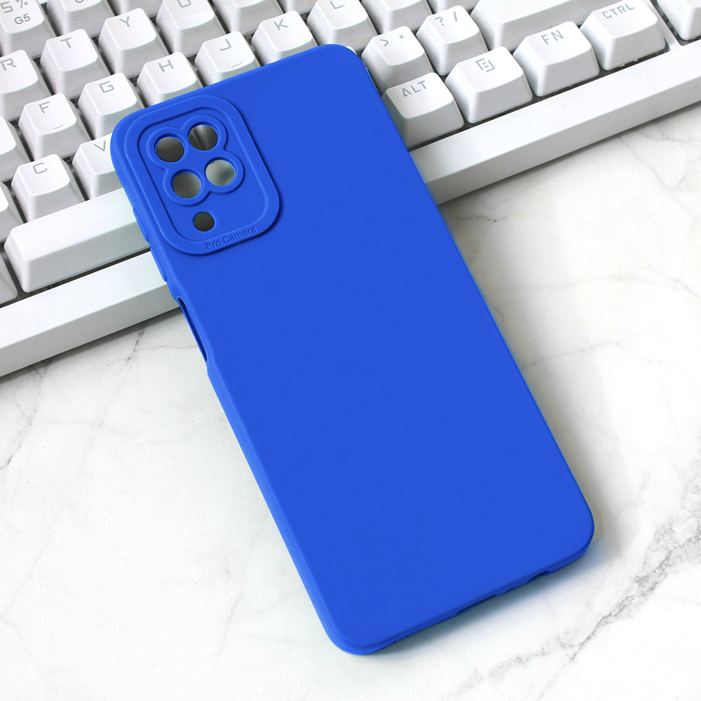Torbica Silikon Pro Camera za Samsung A125F Galaxy A12 plava