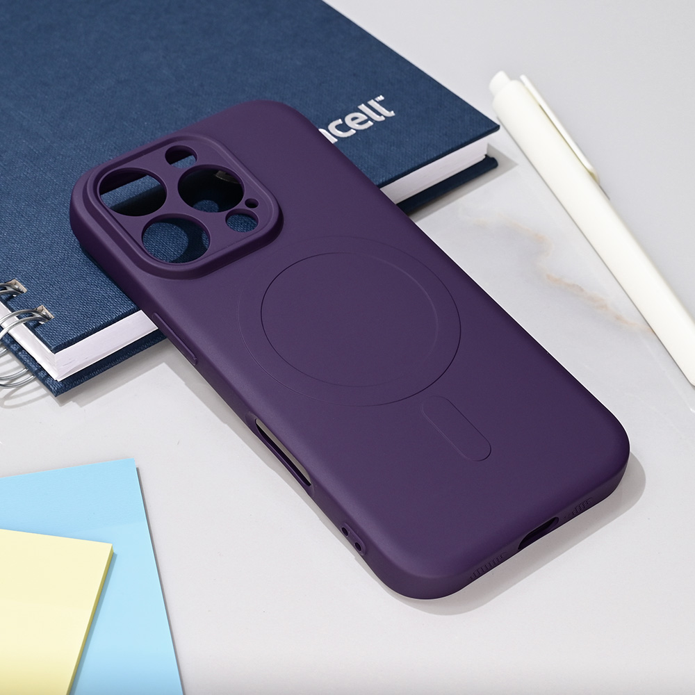 Torbica Teracell Giulietta Magsafe za iPhone 16 Pro 6.3 tamno ljubicasta