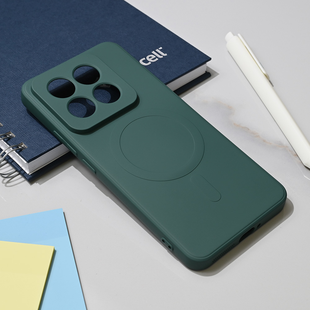 Torbica Teracell Giulietta Magsafe za Xiaomi 14 Pro tamno zelena