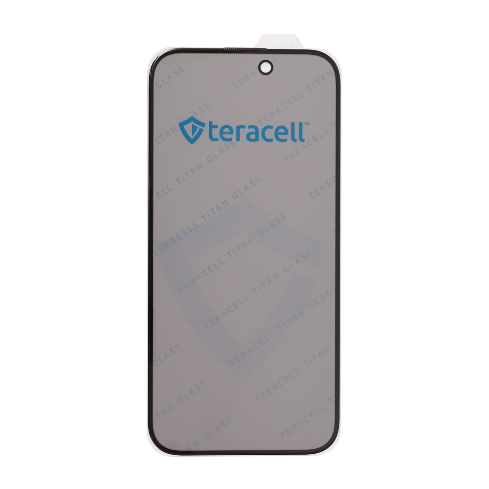 Zastitno staklo Tempered Glass Privacy Teracell Titan 2.5D za iPhone 16 Pro 6.3 crni