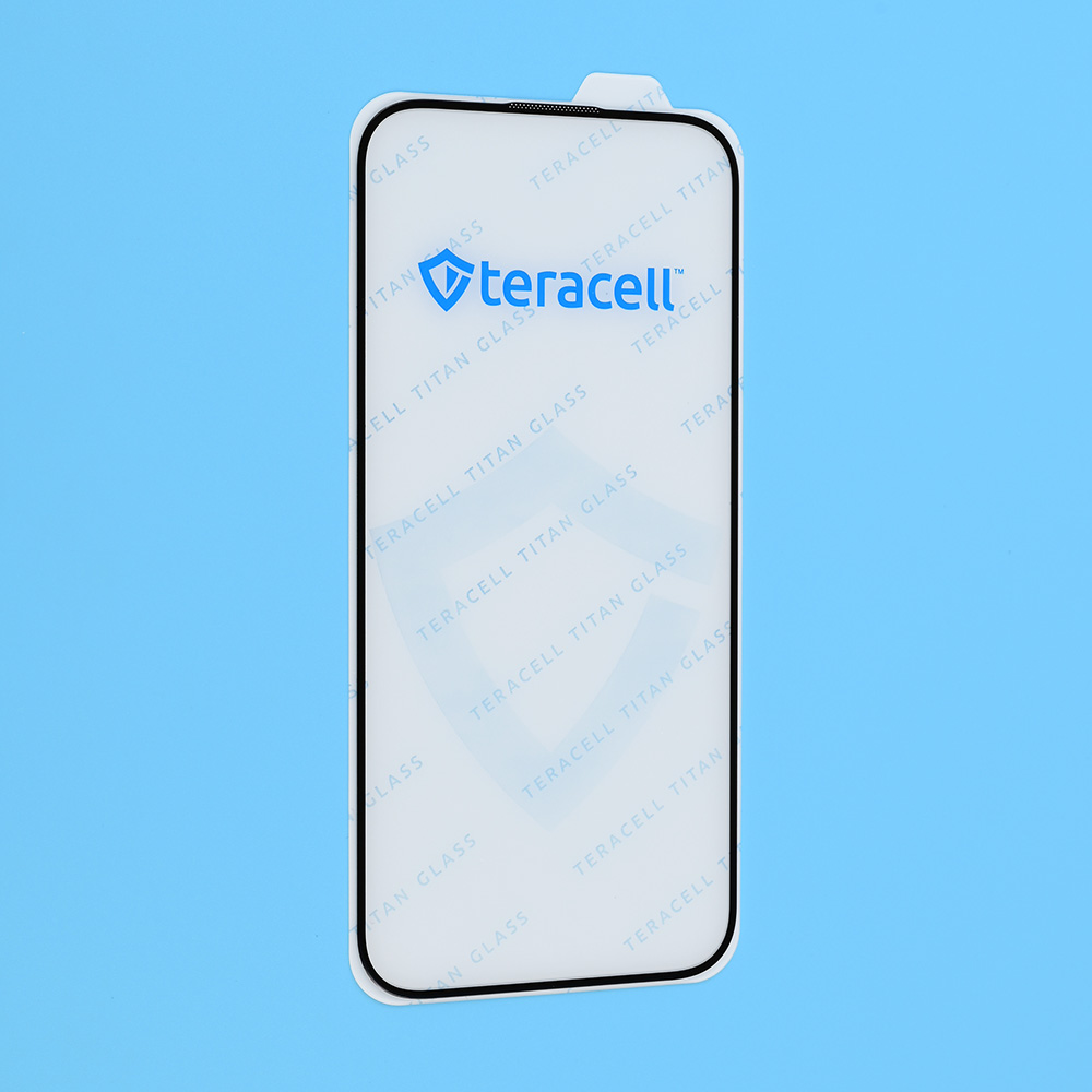 Zastitno staklo Tempered glass Teracell Titan 2.5D 10u1 za iPhone 16 Pro 6.3 crni