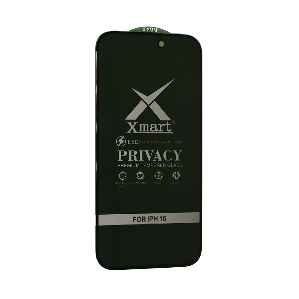 Zastitno staklo Tempered glass X mart 9D Privacy za iPhone 16 6.1