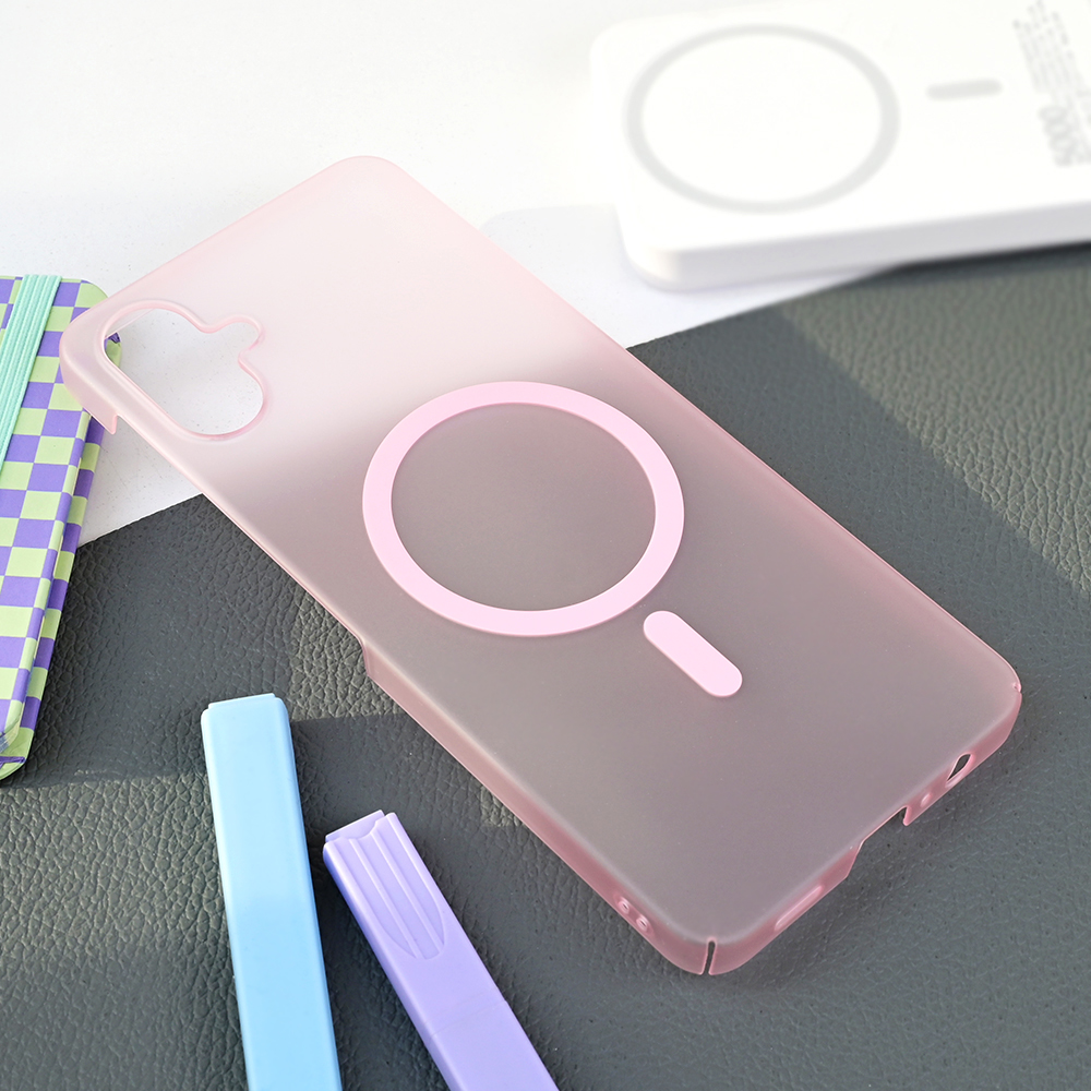 Torbica Magsafe Matte PC za Samsung A065F Galaxy A06 roze