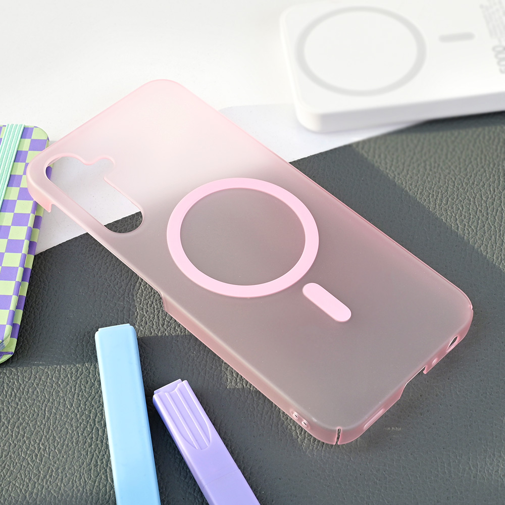 Torbica Magsafe Matte PC za Samsung A256B Galaxy A25 5G roze