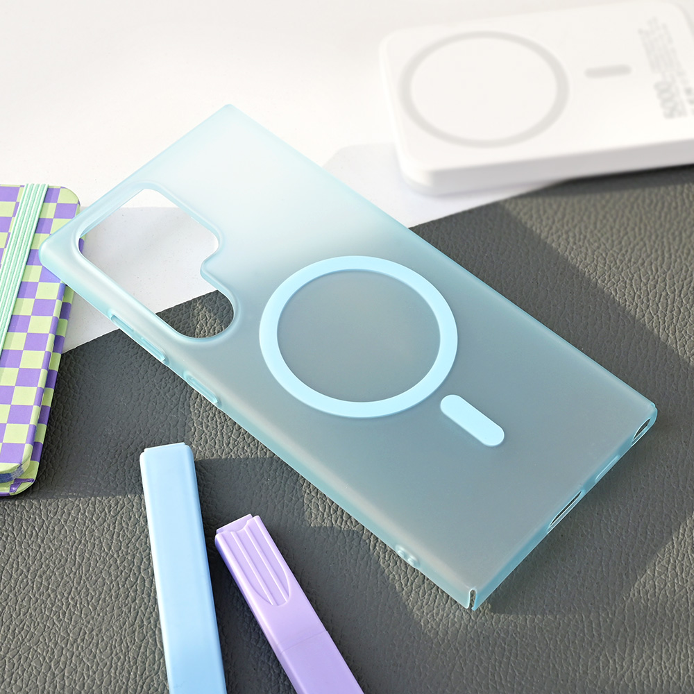 Torbica Magsafe Matte PC za Samsung S928B Galaxy S24 Ultra plava