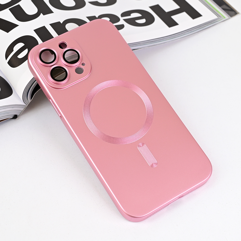 Torbica Magsafe Chrome za iPhone 13 Pro Max 6.7 roze