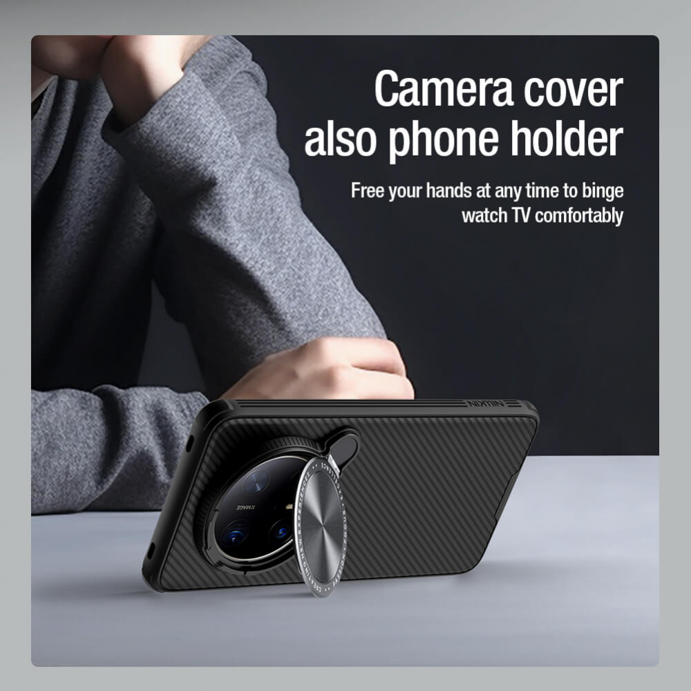 Torbica Nillkin CamShield Prop za Huawei Mate 70 Pro/70 Pro Plus crna