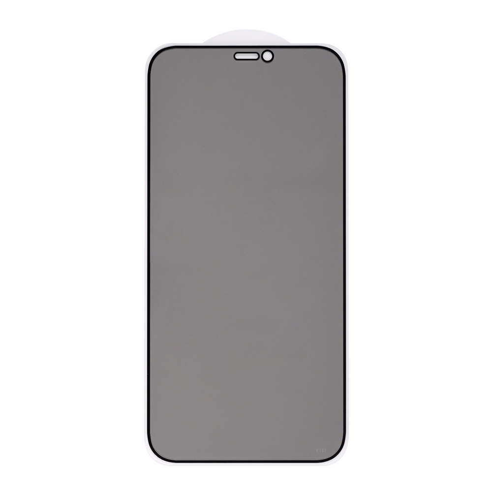 Zastitno staklo Tempered Glass Privacy Teracell Titan 2.5D za iPhone 12/12 Pro 6.1 crni