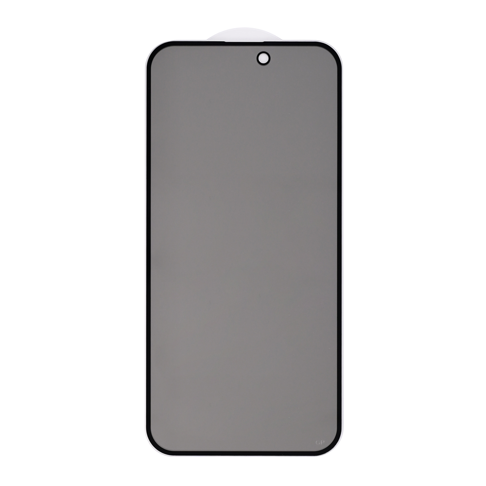Zastitno staklo Tempered Glass Privacy Teracell Titan 2.5D za iPhone 15 Plus/16 Plus 6.7 crni