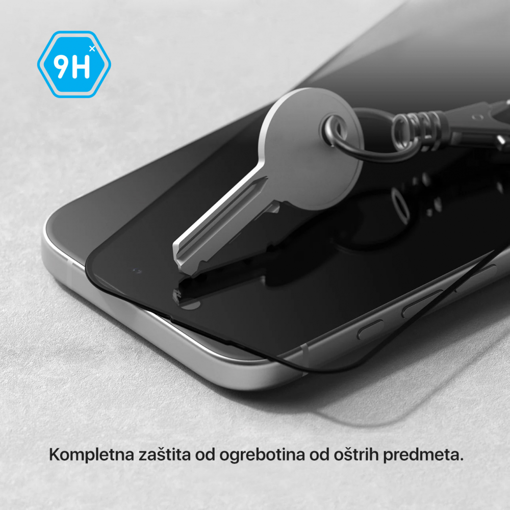 Zastitno staklo Tempered Glass Privacy Teracell Titan 2.5D za Samsung A536B Galaxy A53 5G crni