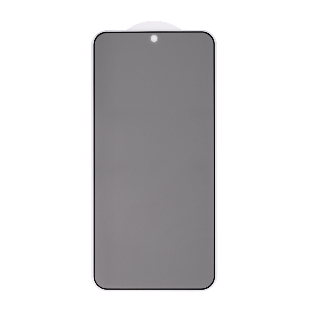 Zastitno staklo Tempered Glass Privacy Teracell Titan 2.5D za Samsung S921B/S931B Galaxy S24/S25 crni (fingerprint unlock)