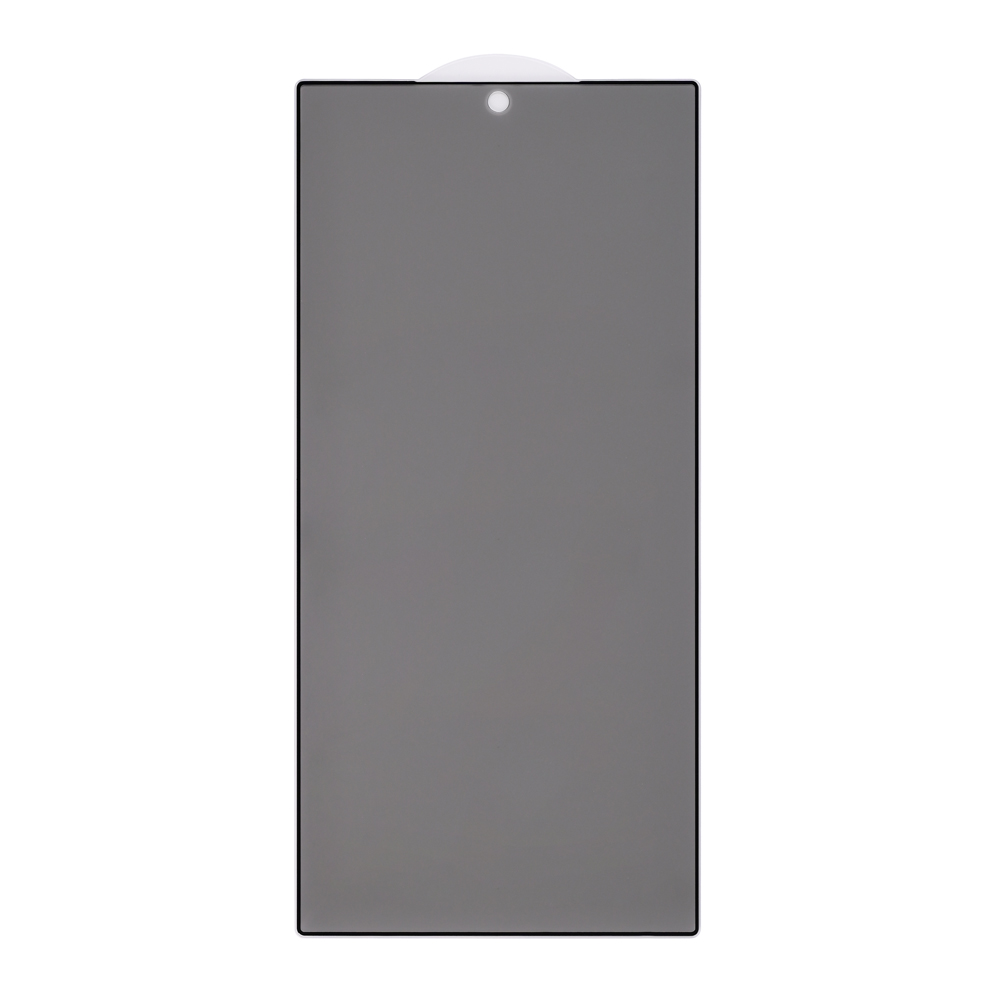 Zastitno staklo Tempered Glass Privacy Teracell Titan 2.5D za Samsung S928B Galaxy S24 Ultra crni (fingerprint unlock)