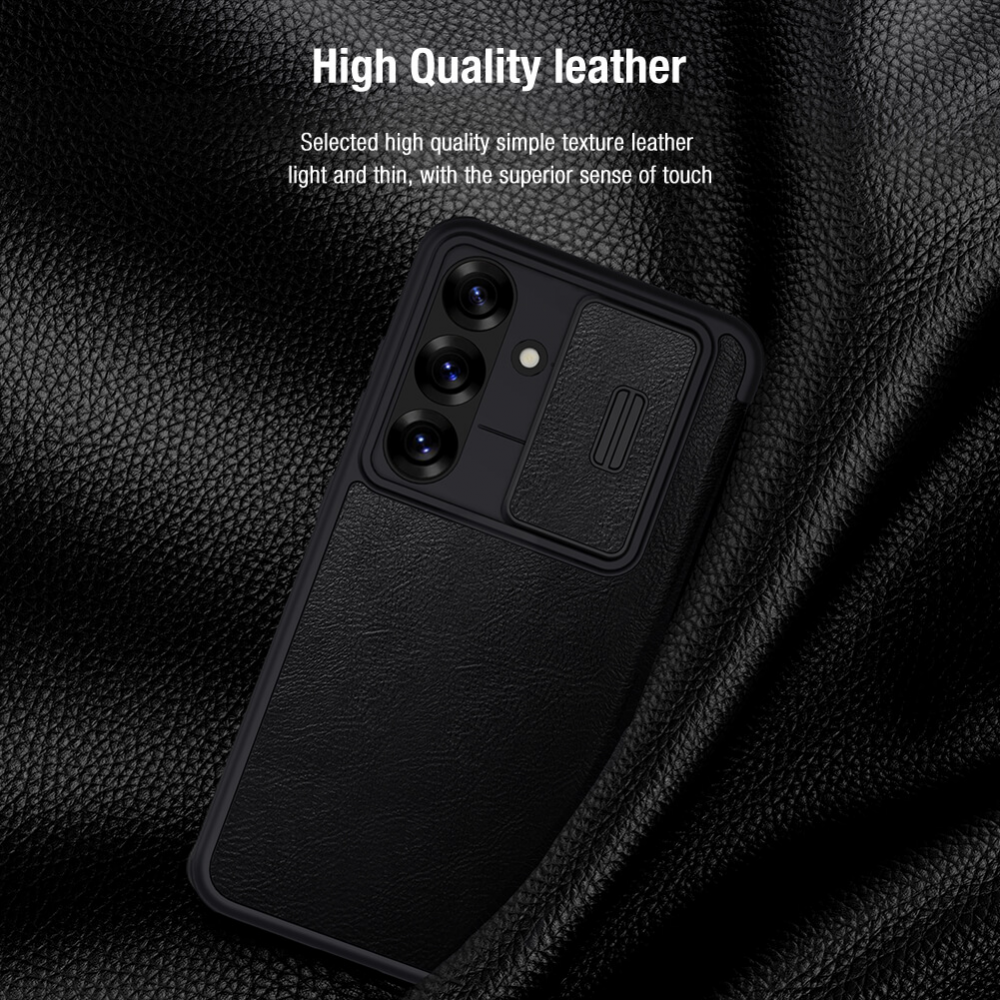 Torbica Nillkin Qin Pro Leather za Samsung S936B Galaxy S25 Plus crna