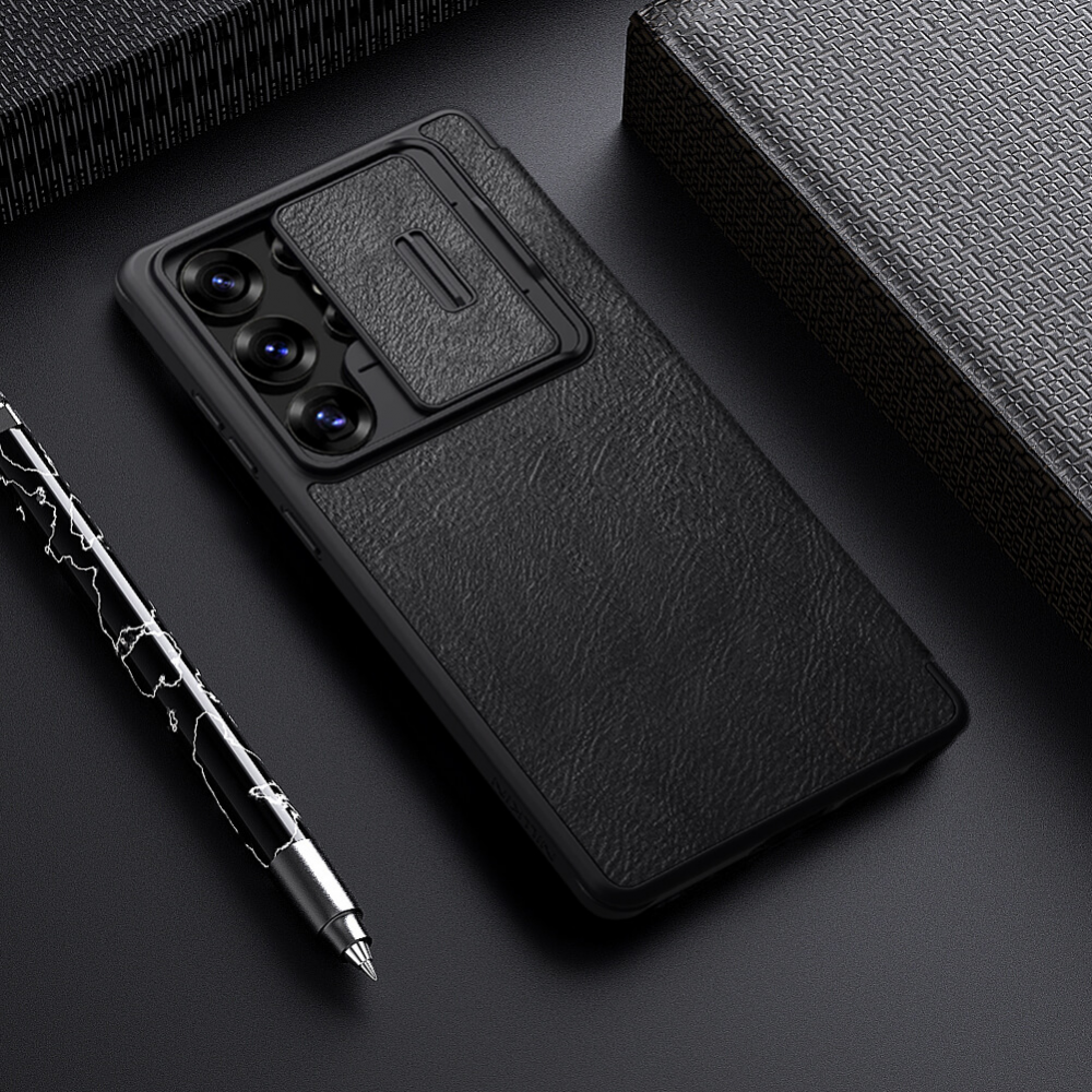 Torbica Nillkin Qin Pro Leather za Samsung S938B Galaxy S25 Ultra crna