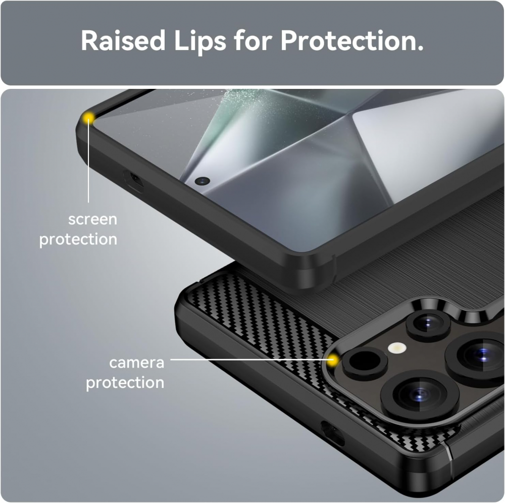 Torbica Defender Safeguard za Samsung S938B Galaxy S25 Ultra crna