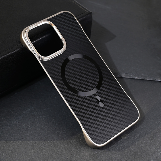 Torbica Magsafe Carbon za iPhone 16 Pro Max 6.9 crna