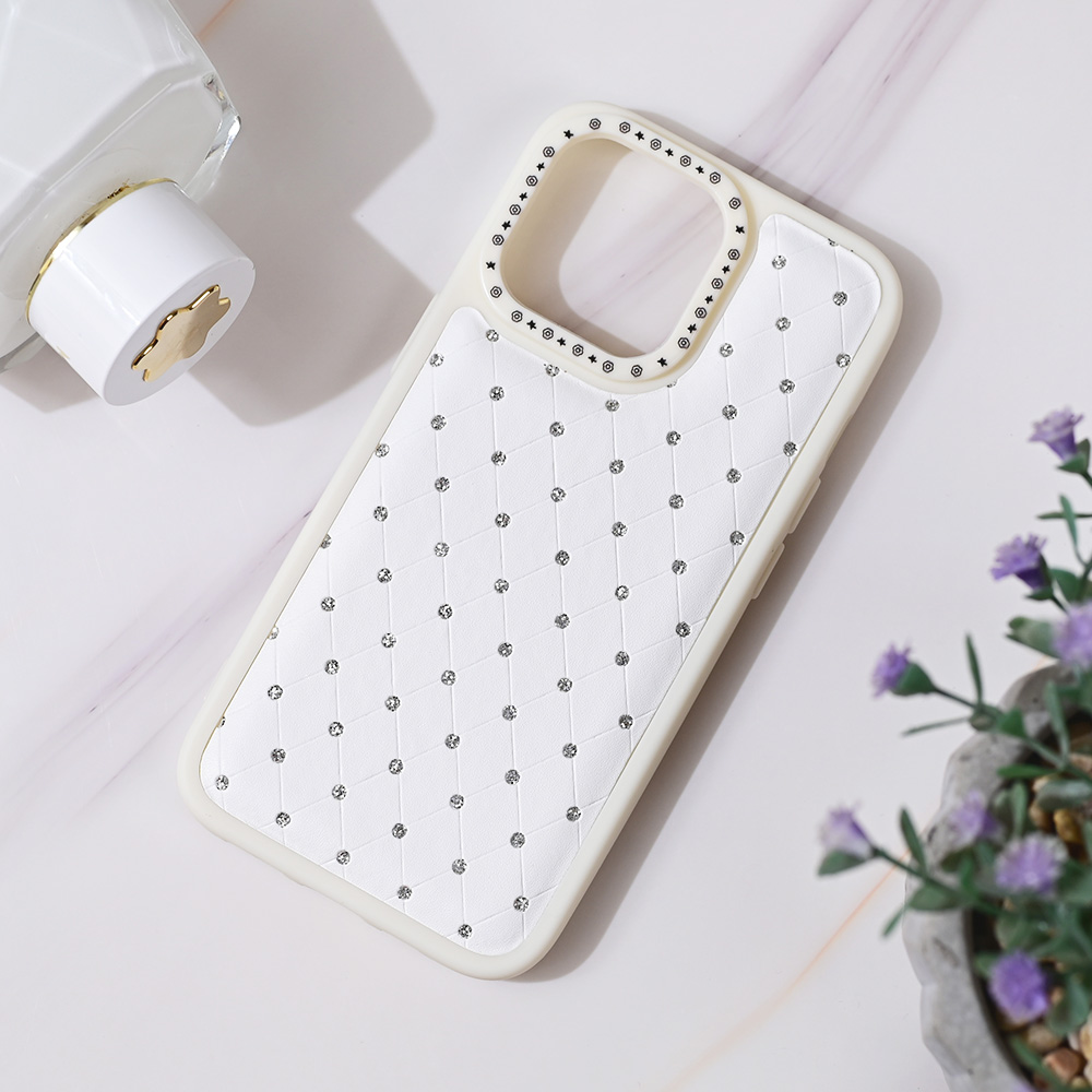 Torbica Bling za iPhone 13 Pro 6.1 bela
