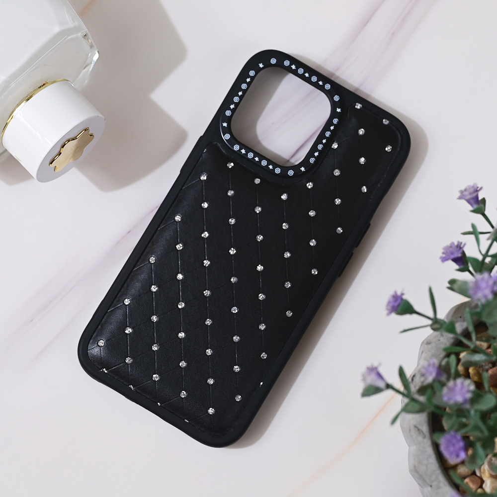 Torbica Bling za iPhone 13 Pro 6.1 crna