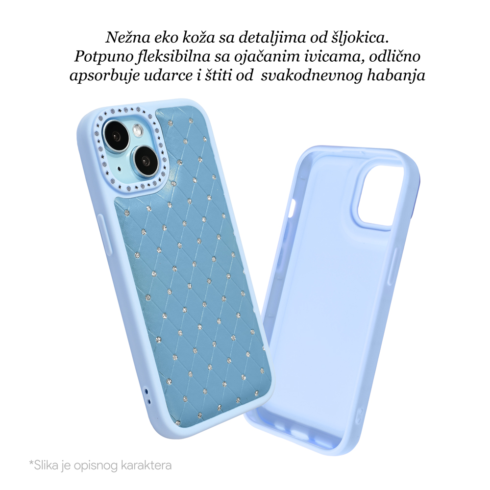 Torbica Bling za iPhone 13 Pro 6.1 roze